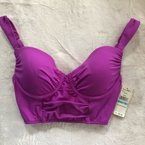 Tommy banana cropped bikini top 34C